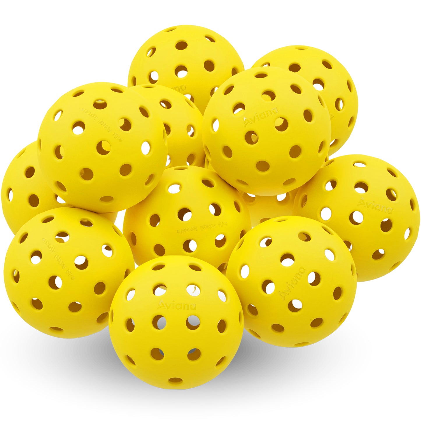 Pickleball Ball Set | Professional USAPA Approved for Sanctioned Tournament Play | 40 Holes & Specifically Designed for Outdoor Courts