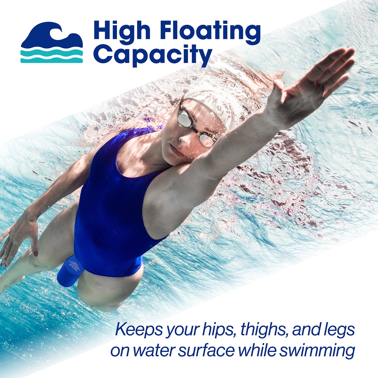 Pull Buoy Swim Training Leg Float for Adults & Youth | Swimming Pool Strokes & Upper-Body Strength EVA & BPA Free
