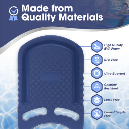 Adult Kickboard Buoy Swimming Aid & Exercise Training Board for Kids to Learn to Swim